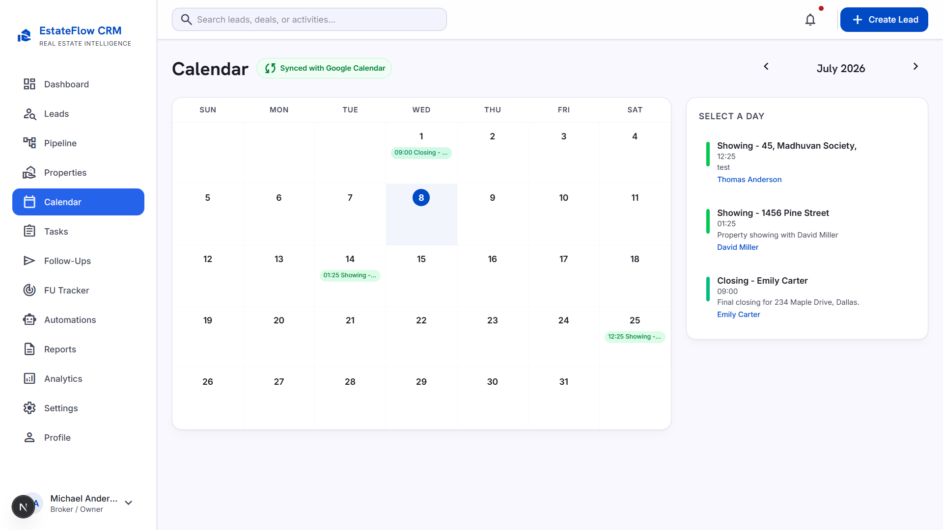 Calendar & Tasks