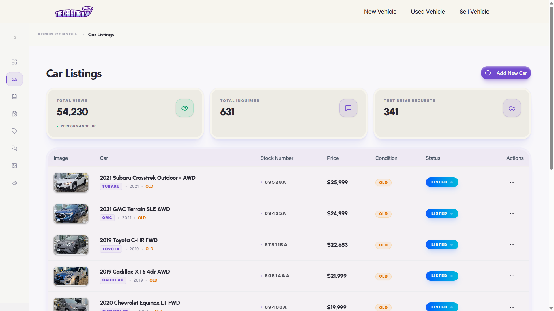 Vehicle Marketplace